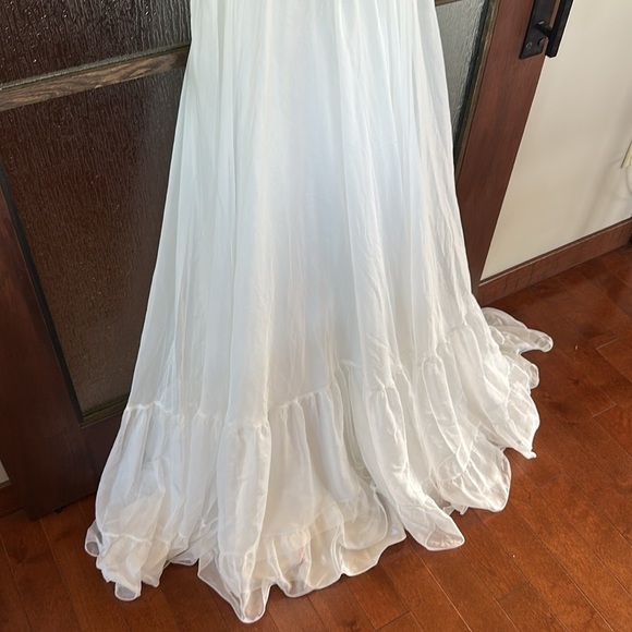 MAC DUGGAL 67911, WHITE authentic dress, SIZE:10 NEW! - Picture 9 of 13